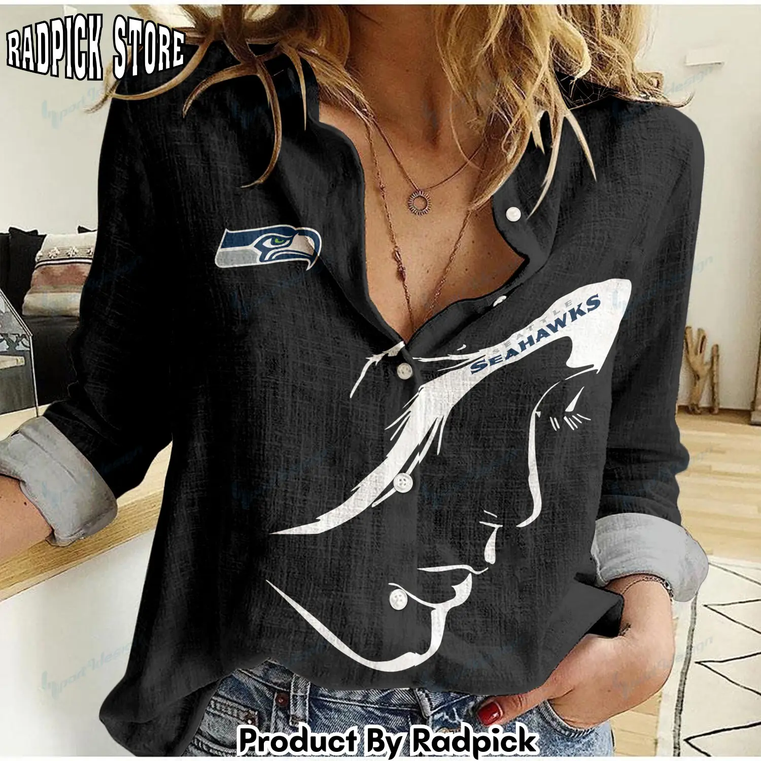 Radpick seattle seahawks woman shirt rp662162